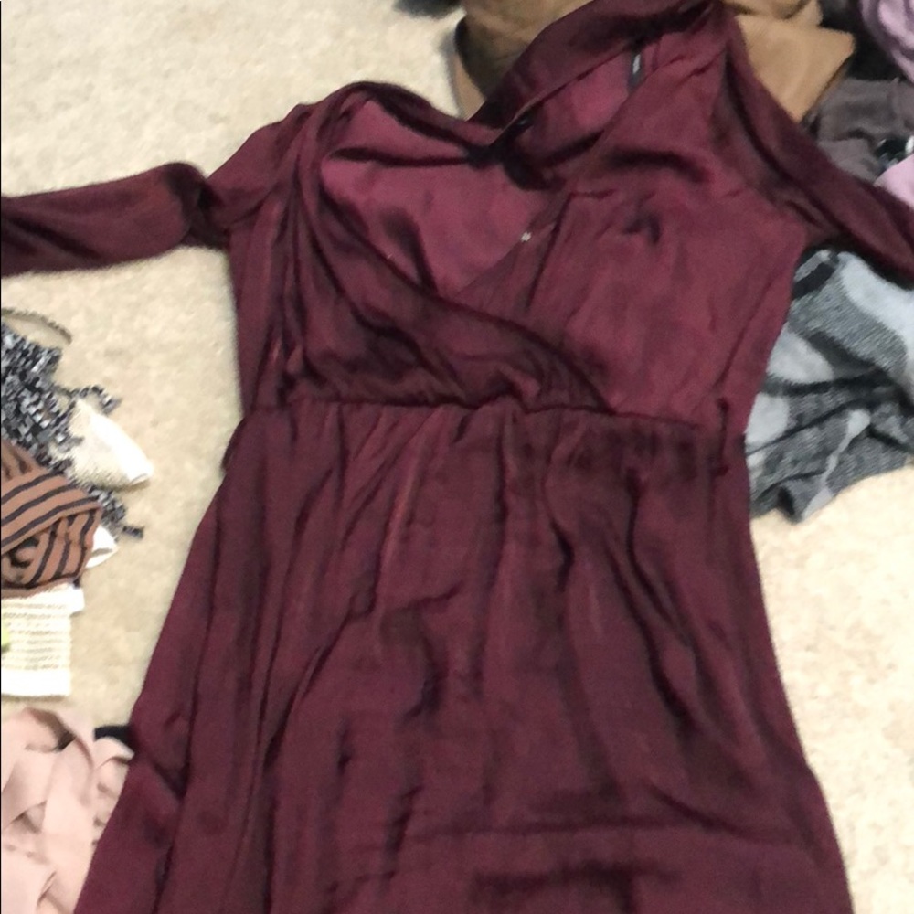 Silk maxi dress new without tags